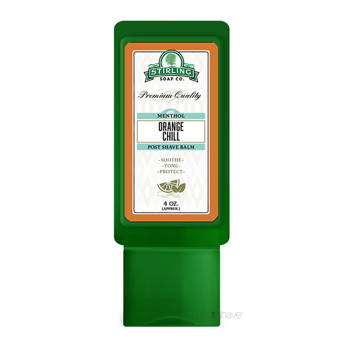 Stirling Soap Co. Aftershave Balm, Orange Chill, 118 ml.