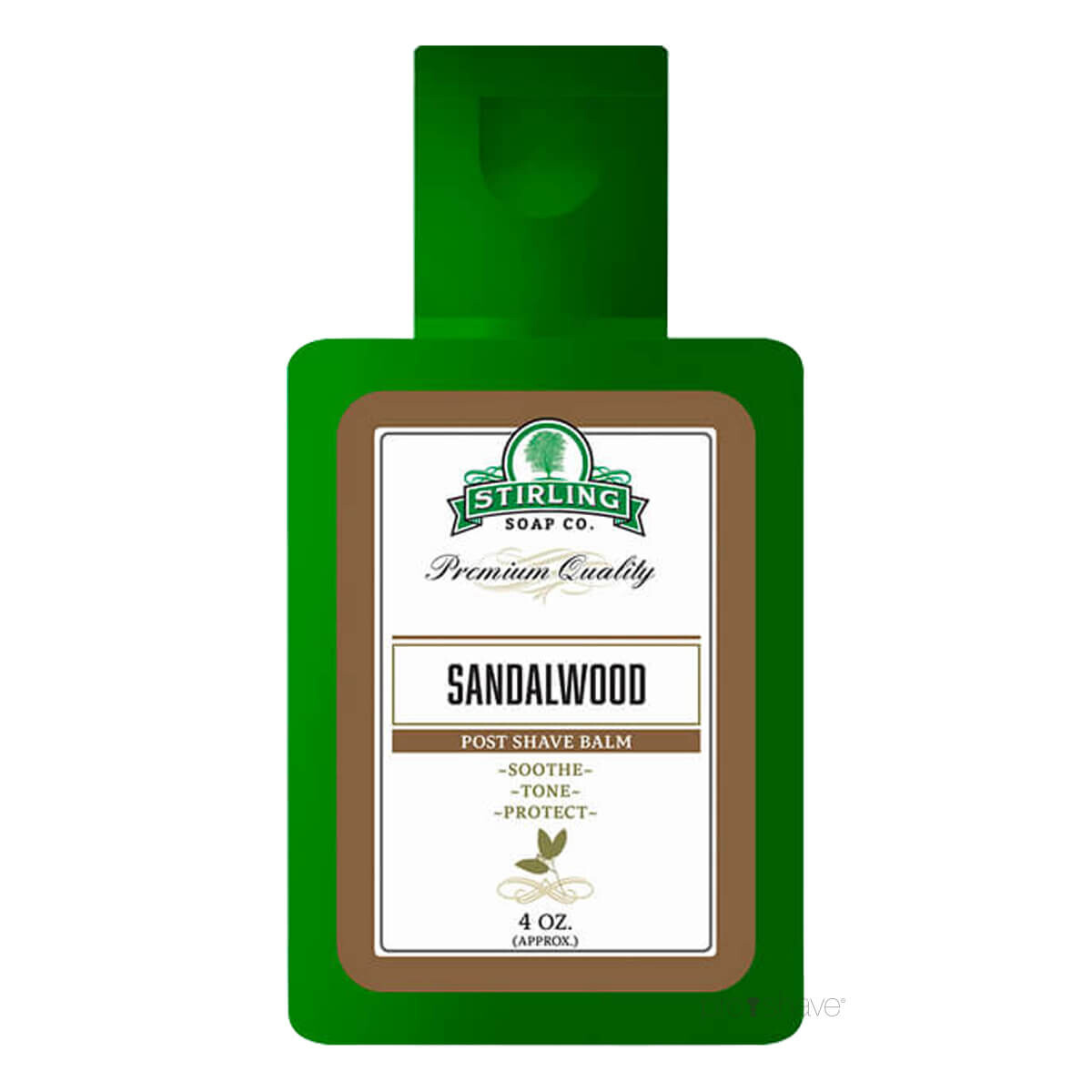 Stirling Soap Co. Aftershave Balm, Sandalwood, 118 ml.