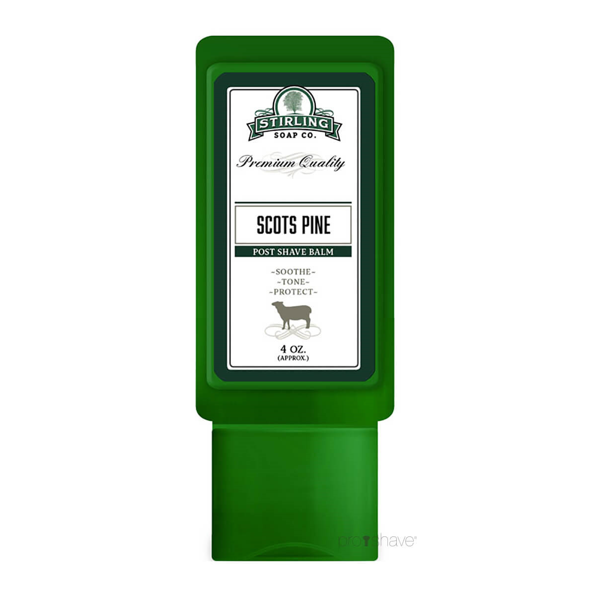 Stirling Soap Co. Aftershave Balm, Scots Pine Sheep, 118 ml.
