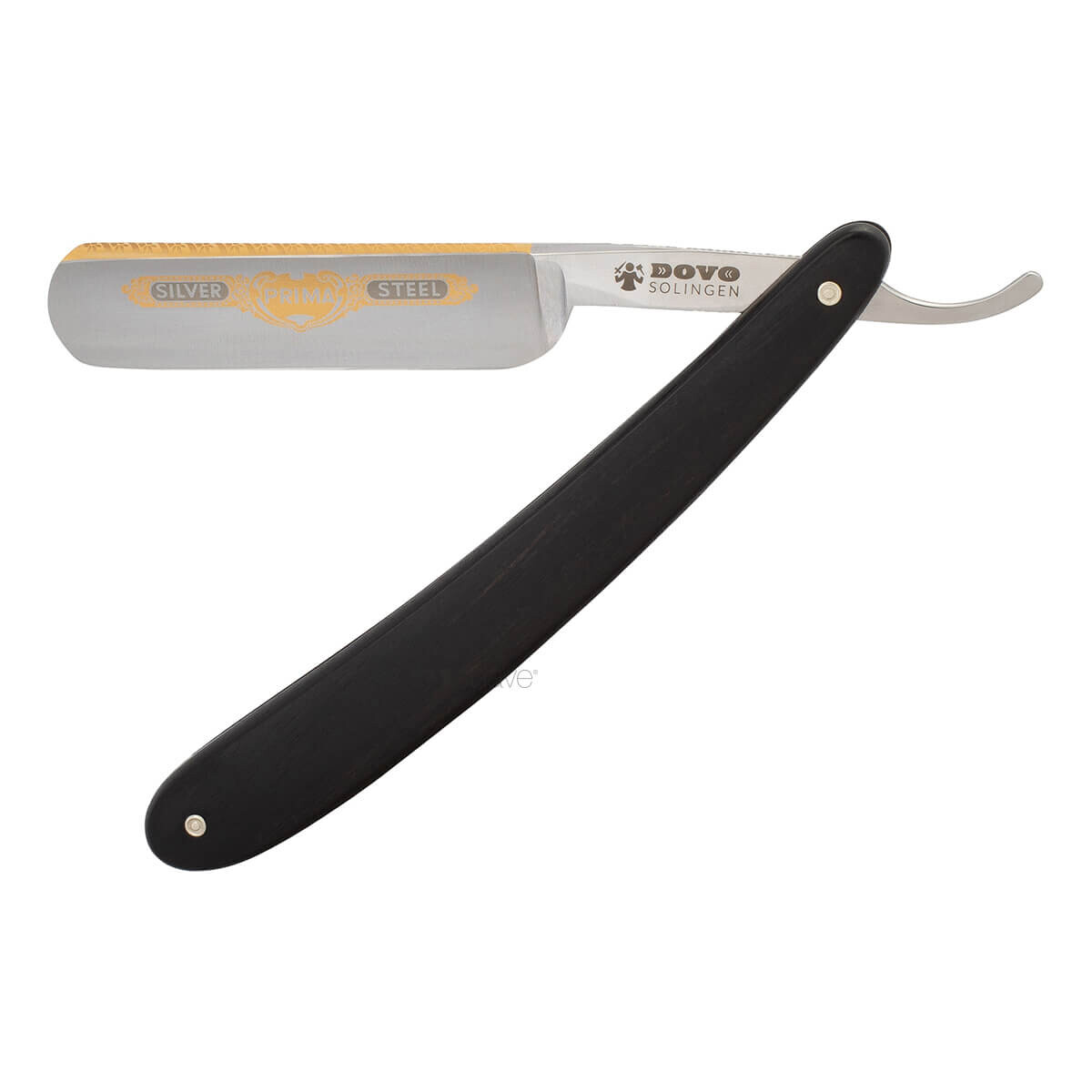 Se Dovo Straight Razor 5/8, Round nose, Prima, Ibenholt hos Proshave