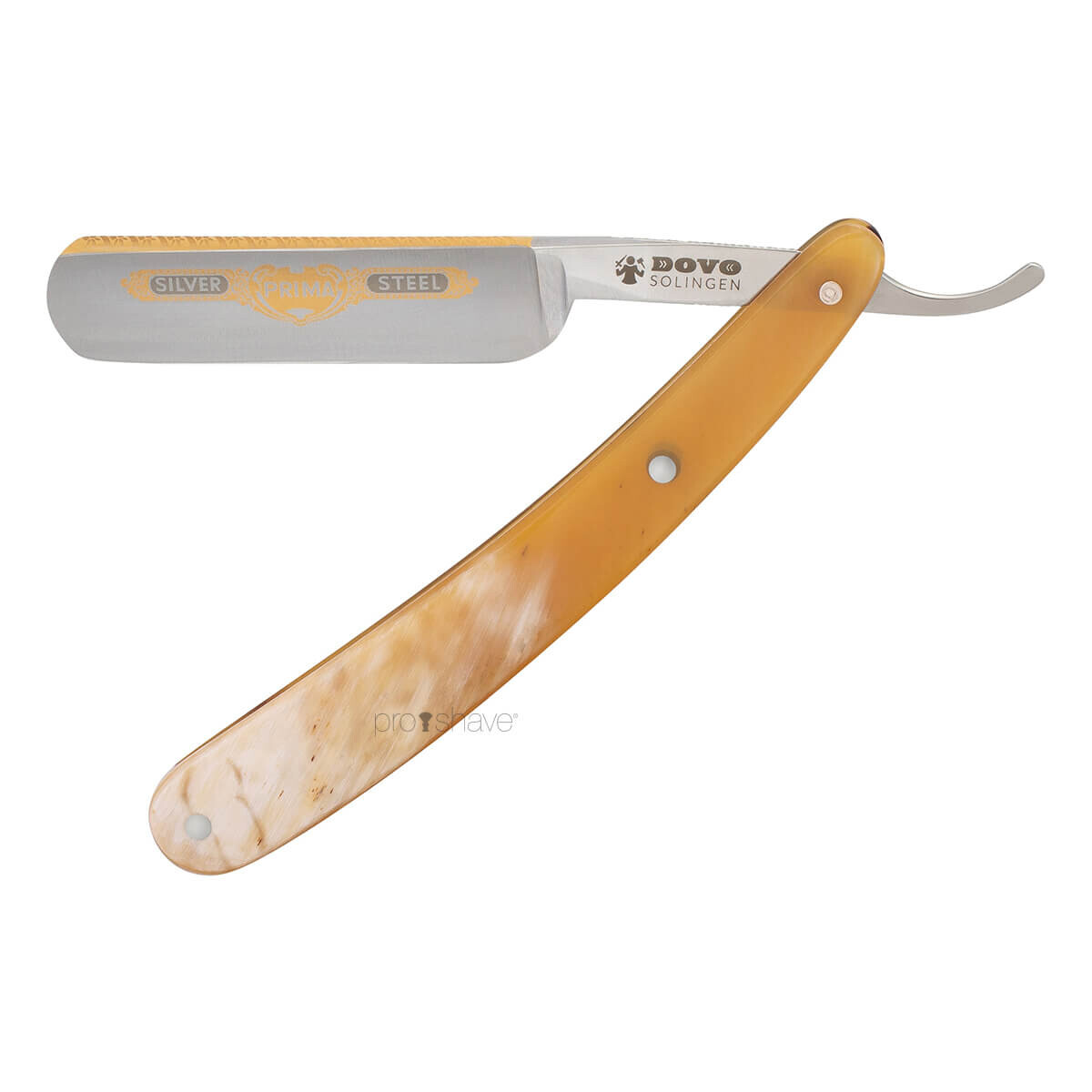 Billede af Dovo Straight Razor 5/8, Round nose, Prima, Horn