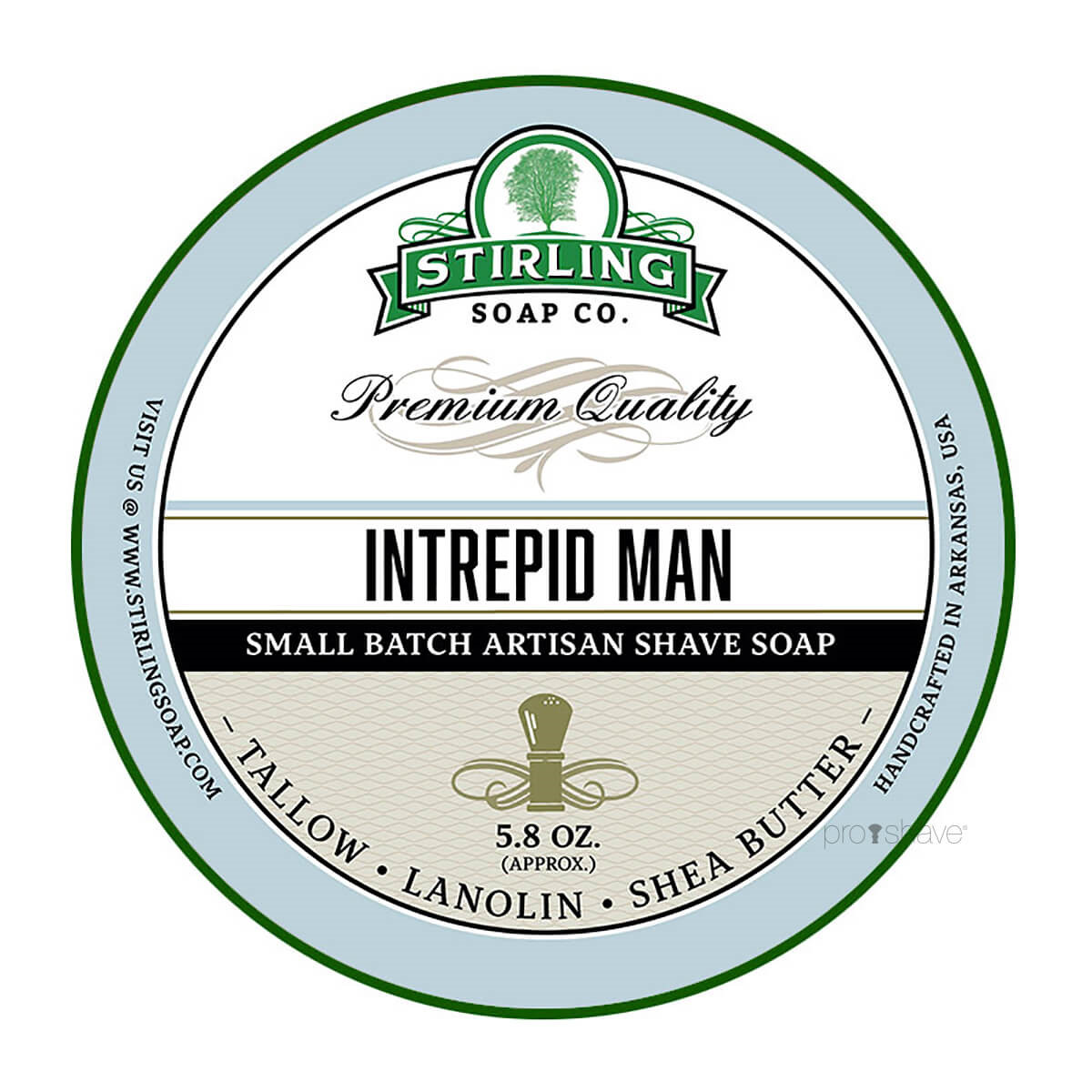 Billede af Stirling Soap Co. Barbersæbe, Intrepid Man, 170 ml.