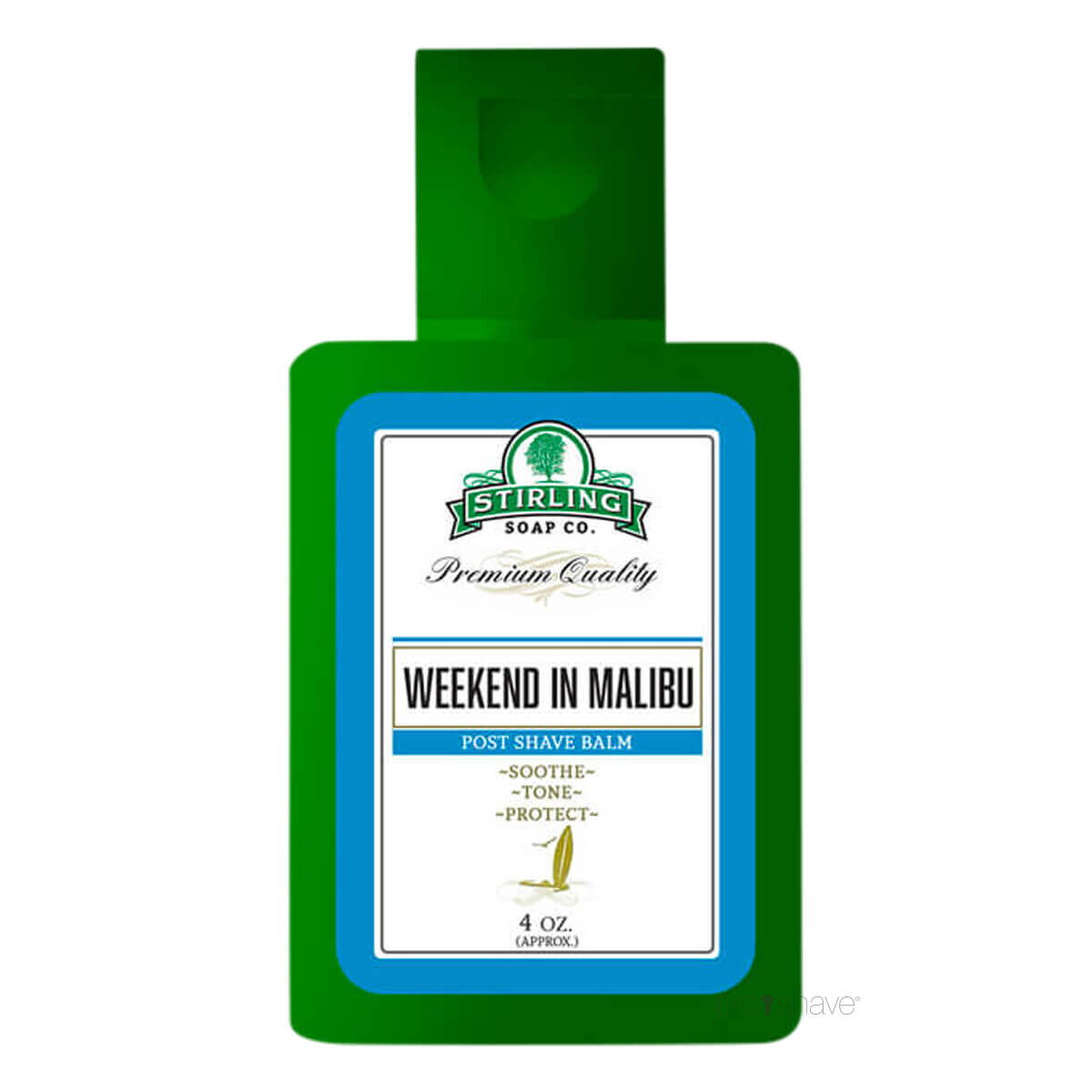 Stirling Soap Co. Aftershave Balm, Weekend in Malibu, 118 ml.