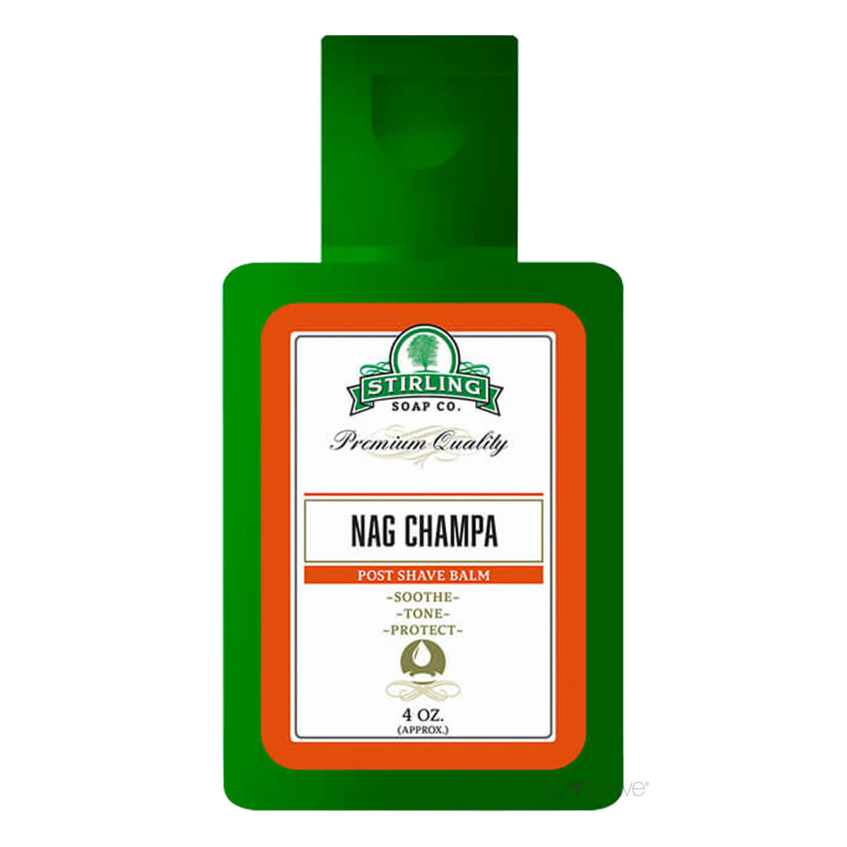 Stirling Soap Co. Aftershave Balm, Nag Champa, 118 ml.