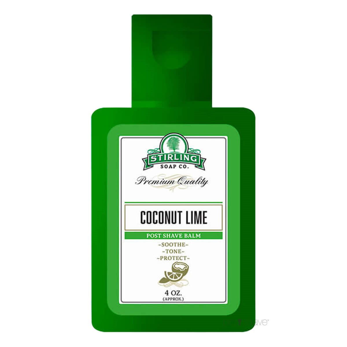 Se Stirling Soap Co. Aftershave Balm, Coconut Lime, 118 ml. hos Proshave