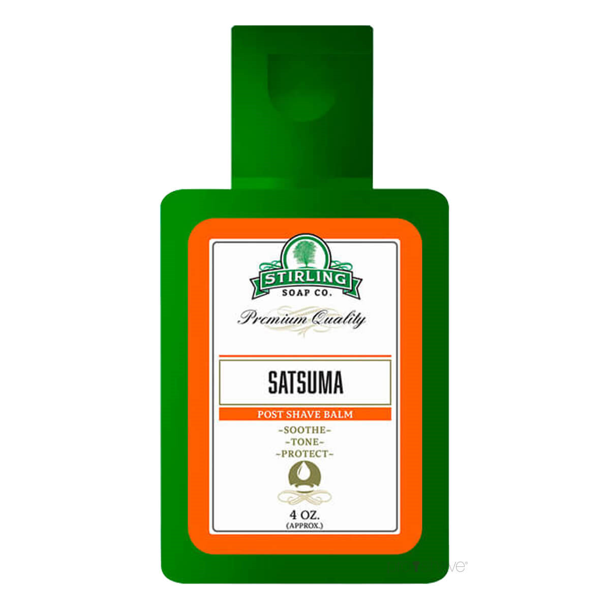 Stirling Soap Co. Aftershave Balm, Satsuma, 118 ml.