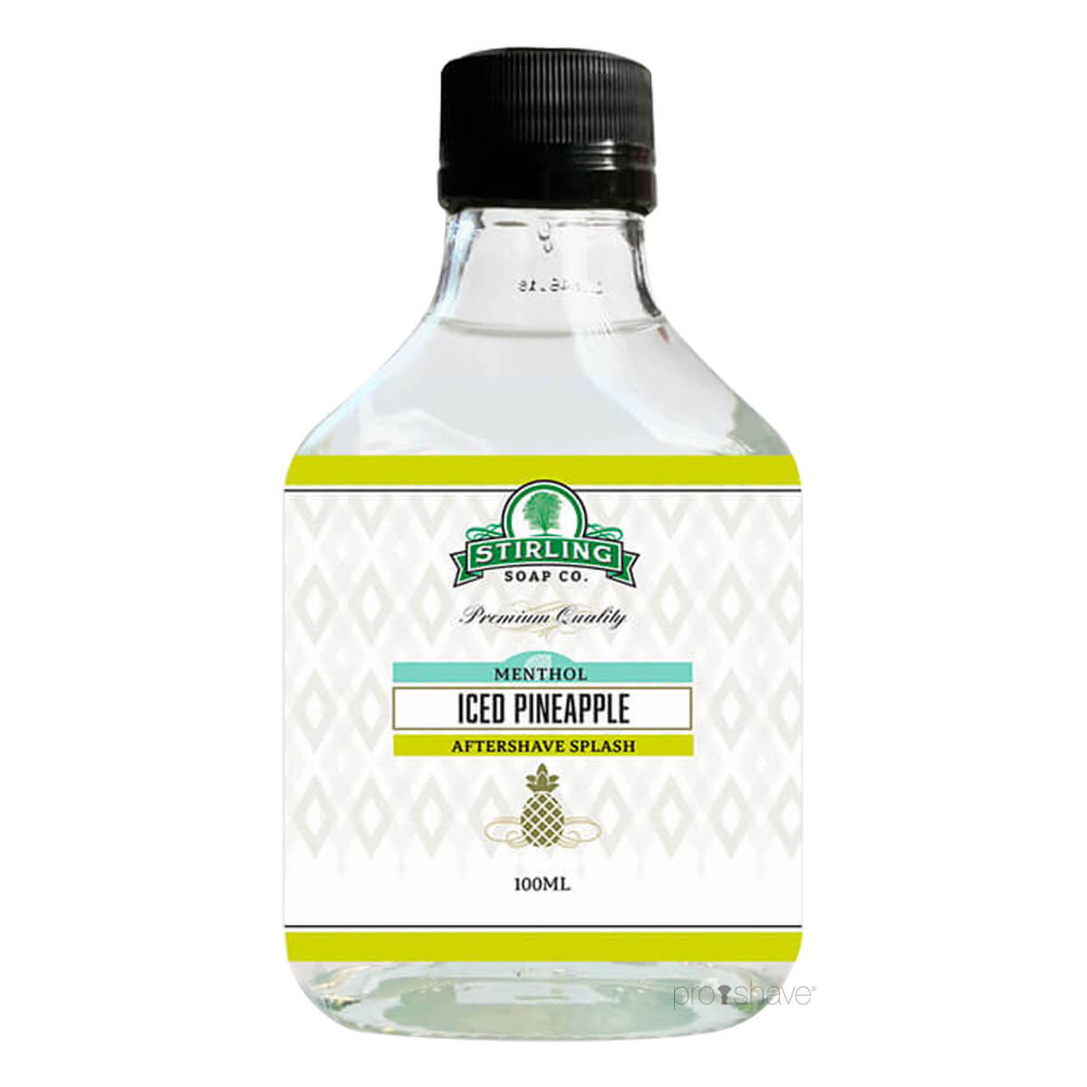 Stirling Soap Co. Aftershave Splash, Iced Pineapple, 100 ml.