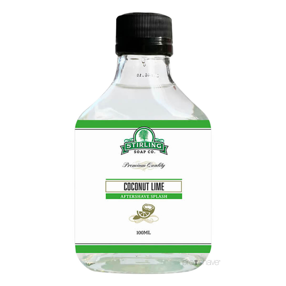 Stirling Soap Co. Aftershave Splash, Coconut Lime, 100 ml.
