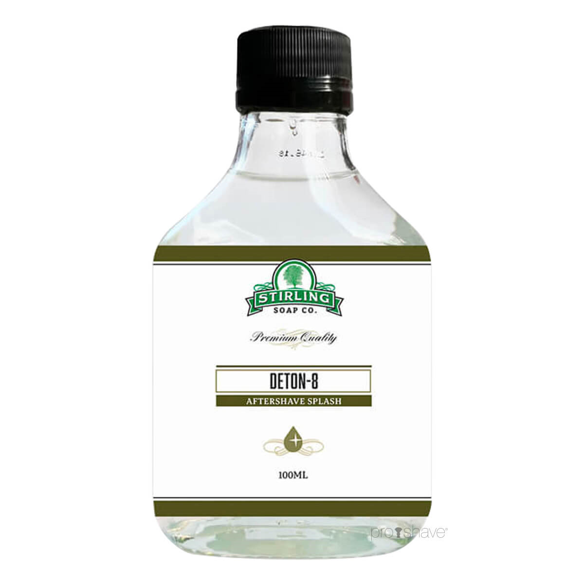 Stirling Soap Co. Aftershave Splash, Deton-8, 100 ml.
