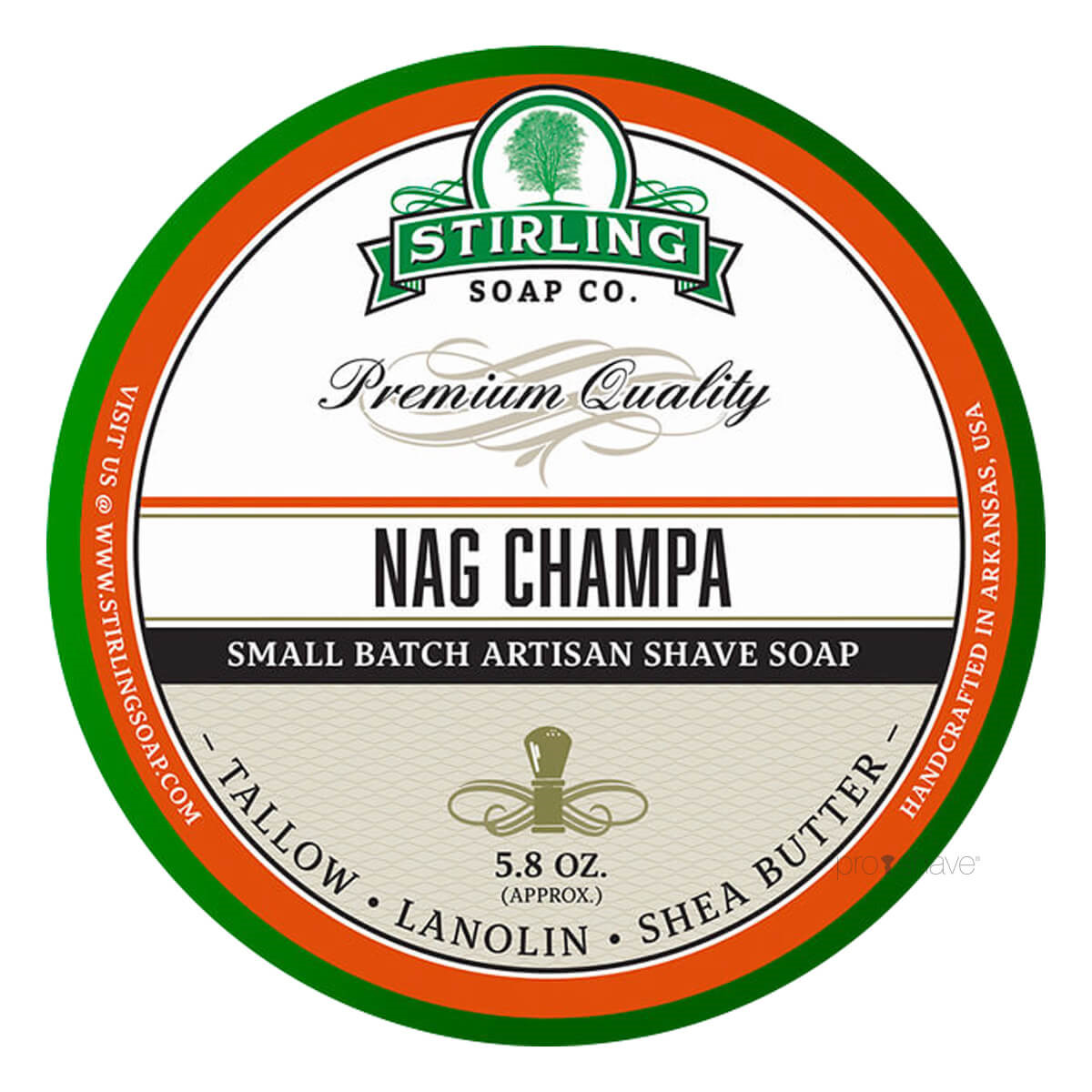 Billede af Stirling Soap Co. Barbersæbe, Nag Champa, 170 ml.