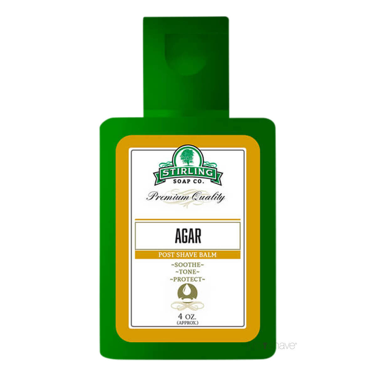 Stirling Soap Co. Aftershave Balm, Agar, 118 ml.