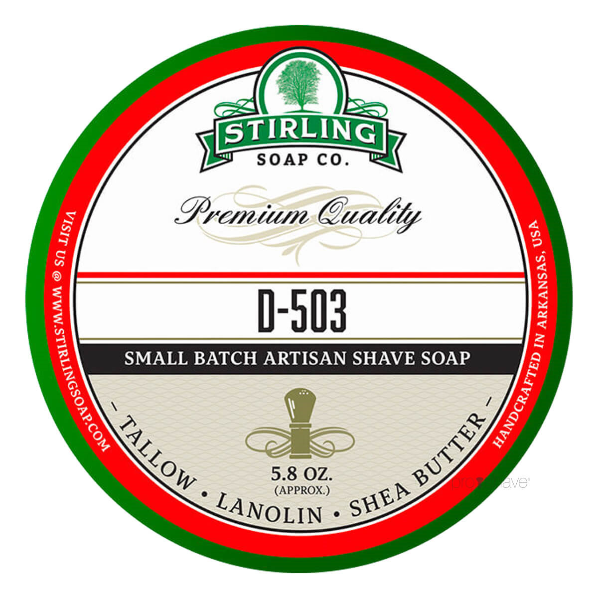 Stirling Soap Co. Barbersæbe, D-503, 170 ml.
