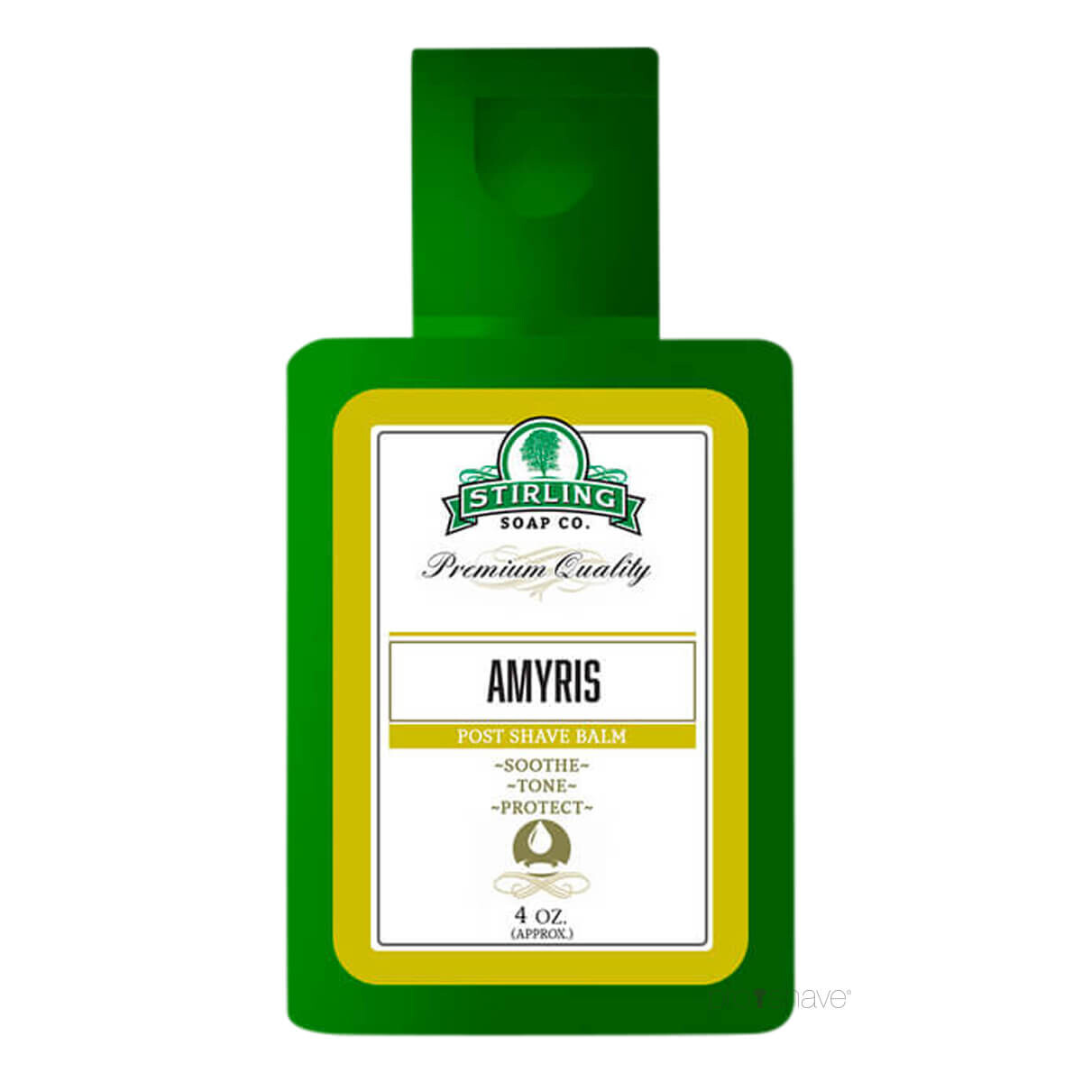 Stirling Soap Co. Aftershave Balm, Amyris, 118 ml.