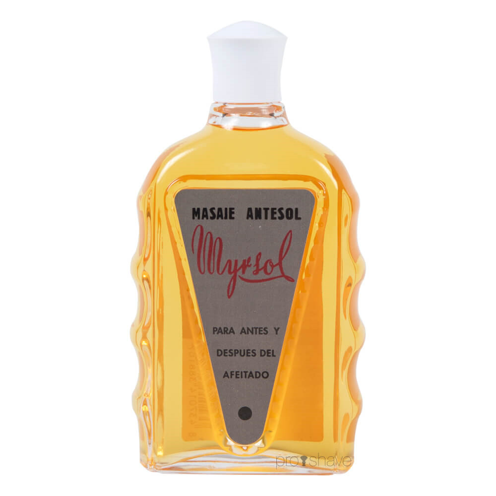 Myrsol Preshave & Aftershave Lotion, Masaje Antesol, 180 ml.