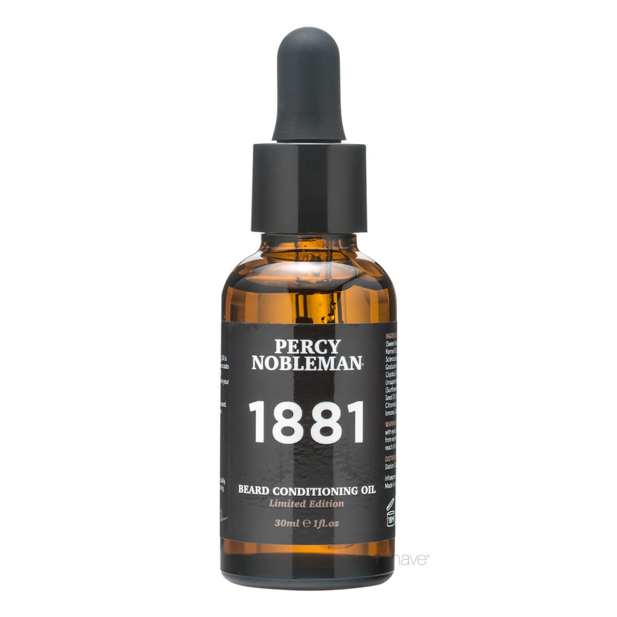 Billede af Percy Nobleman Beard Oil, 1881, 30 ml.