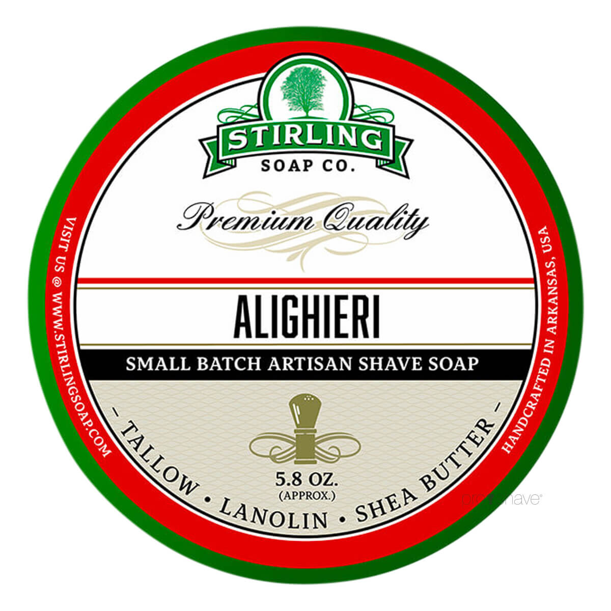 Stirling Soap Co. Barbersæbe, Alighieri, 170 ml.