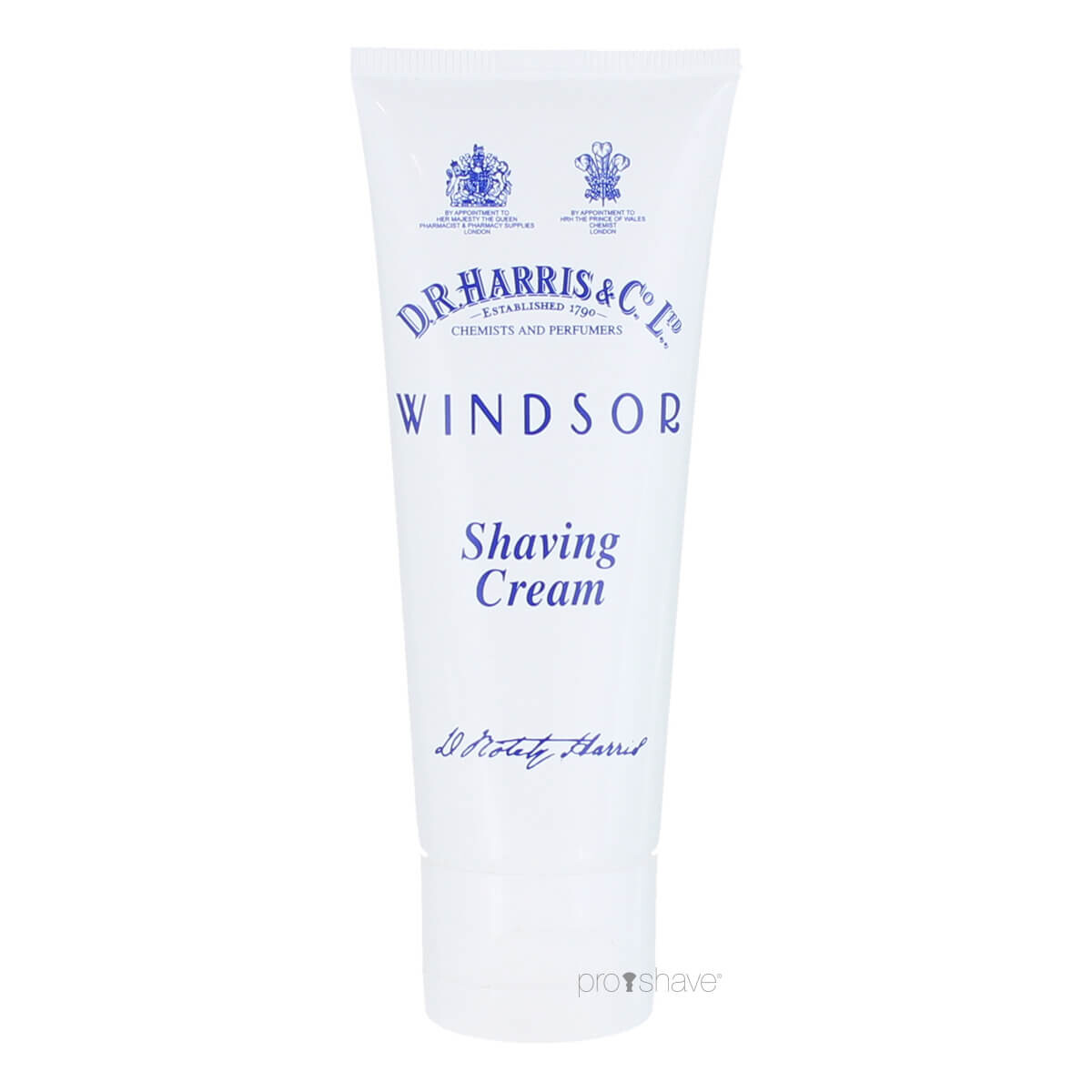 D.R. Harris Windsor Barbercreme på tube, 75 ml.