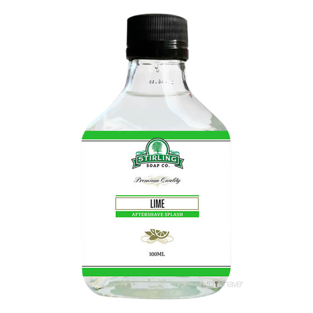 Stirling Soap Co. Aftershave Splash, Lime, 100 ml.