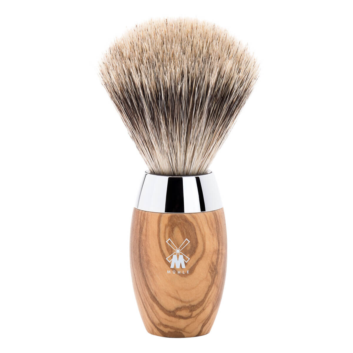 Mühle Fine Badger Barberkost, 21 mm, Kosmo, Oliventræ
