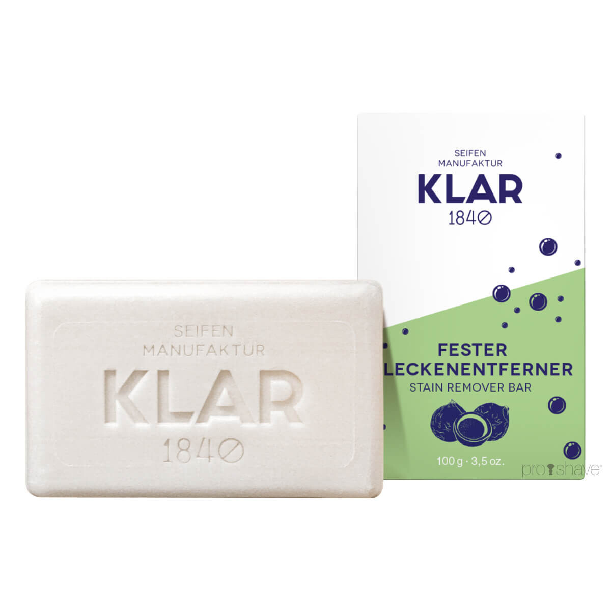 #3 - Klar Seifen Pletfjerner, Fast sæbebar, 100 gr.