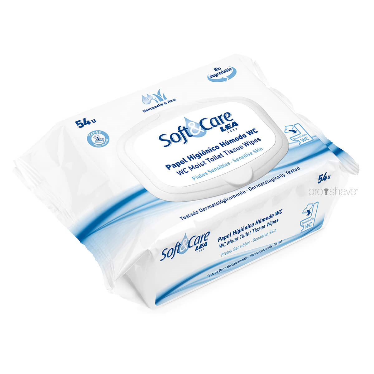 Se LEA WC Wipes - Fugtet toiletpapir, WC flushable, 54 stk. hos Proshave