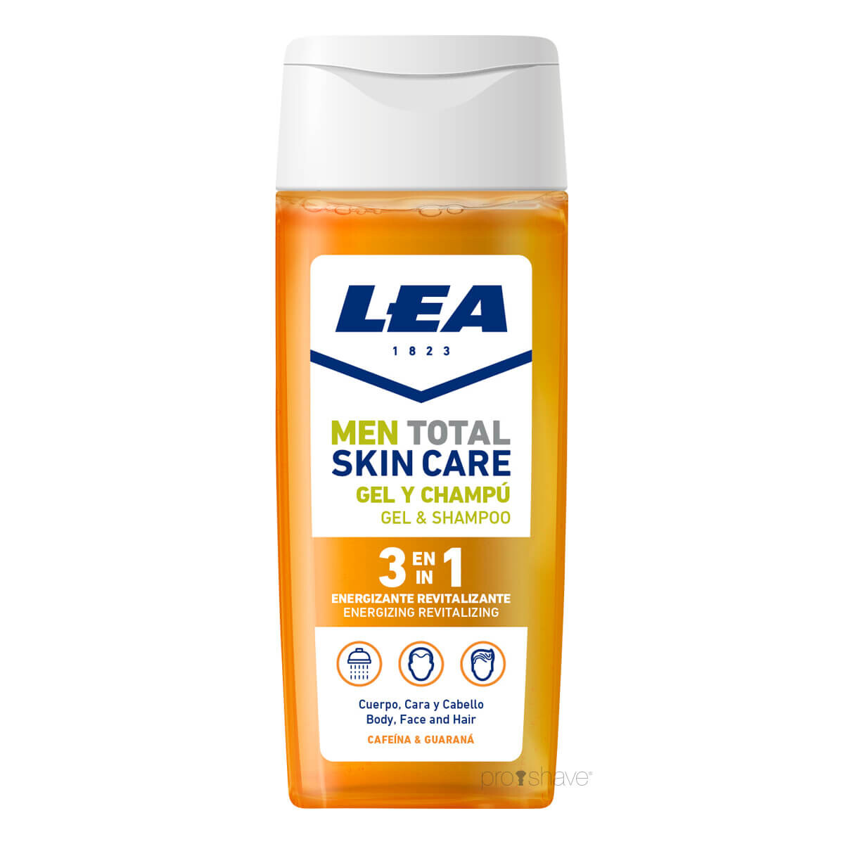 Se LEA Men Total Skin Care, 3i1 Shampoo, Energizing, 300 ml. hos Proshave