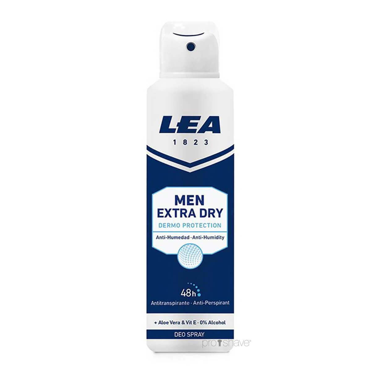 Se LEA Deo Spray Extra Dry, Men, 150 ml. hos Proshave