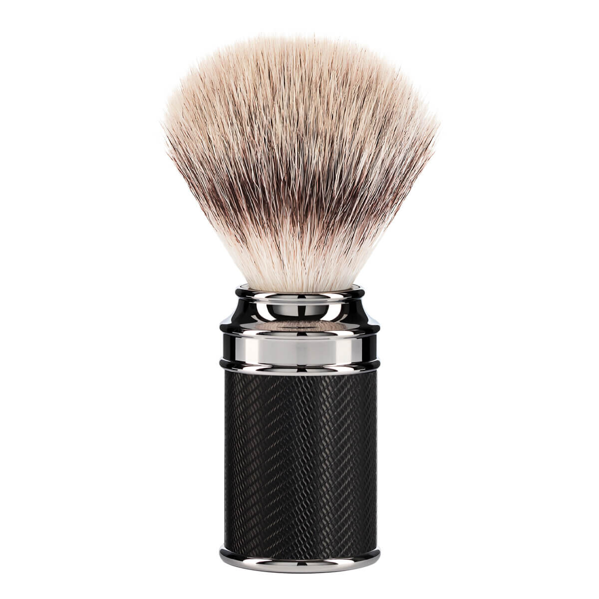 Mühle Silvertip Fibre® Barberkost, 21 mm, Traditional, Black