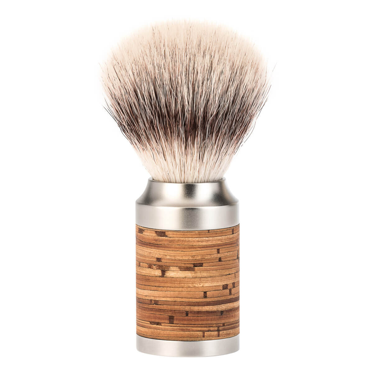 Mühle Silvertip Fibre® Barberkost, 21 mm, Rocca, Rustfrit stål & Birkebark billede