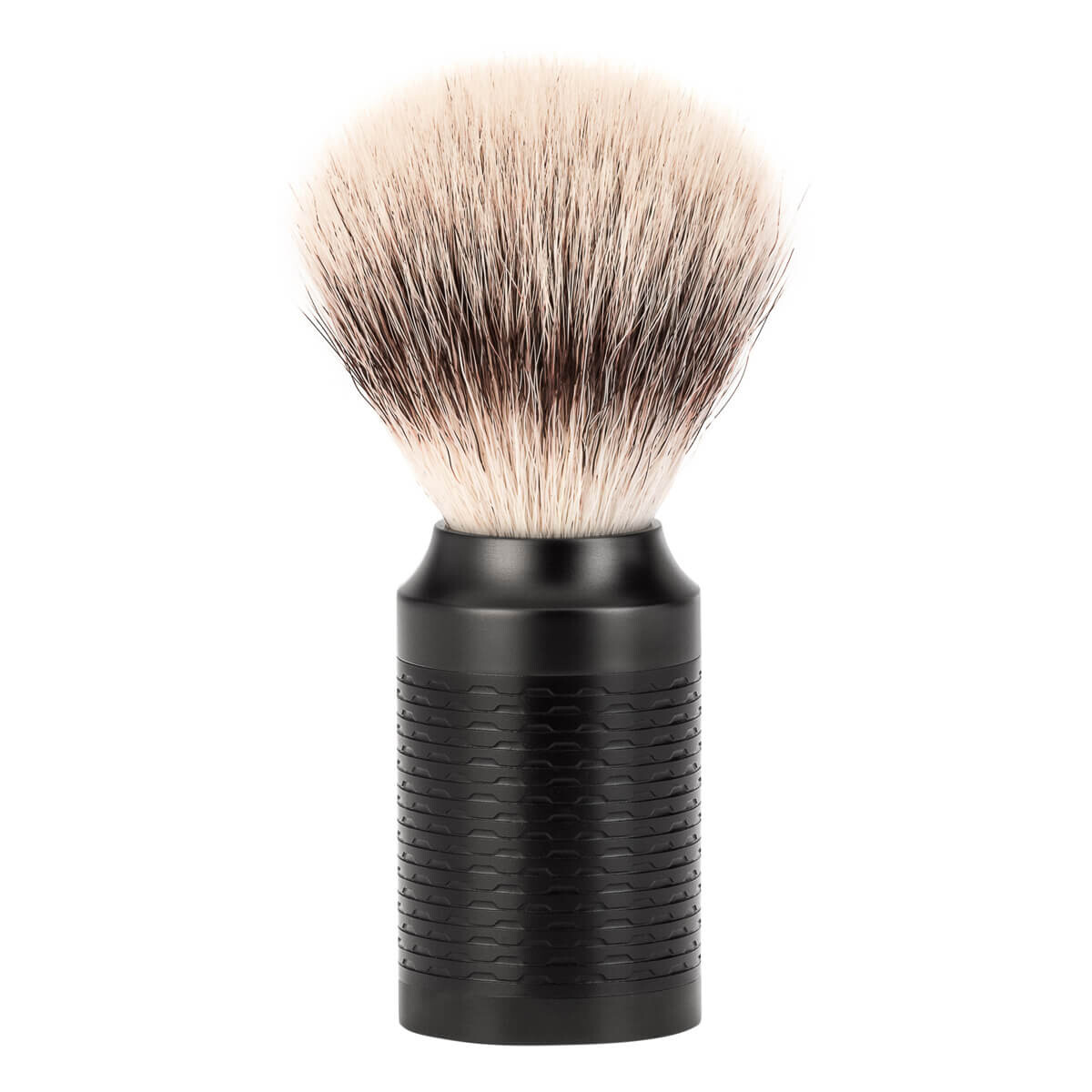 Mühle Silvertip Fibre® Barberkost, 21 mm, Rocca, Sort rustfrit stål billede