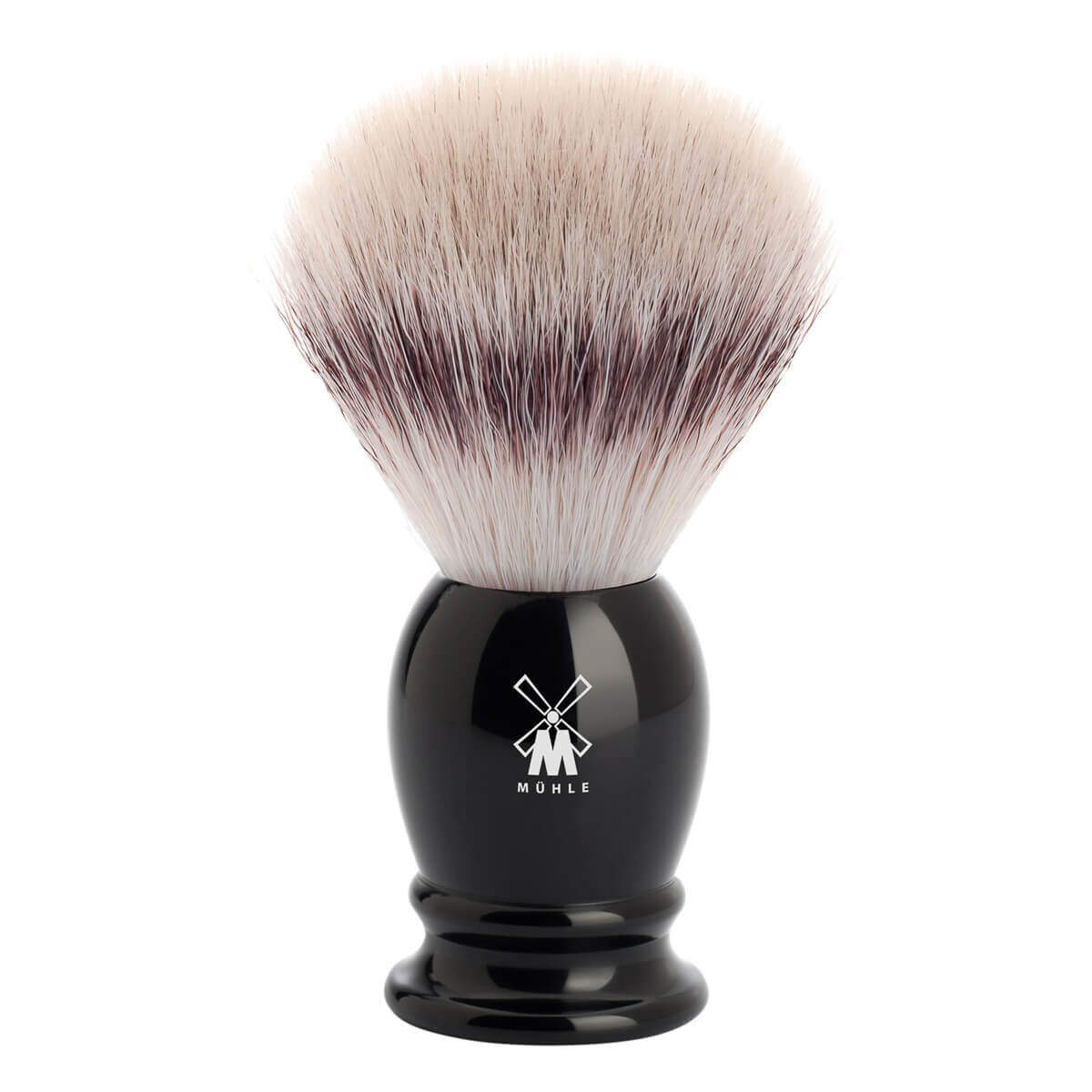 Mühle Silvertip Fibre®, Barberkost, 21 mm, Classic, Sort kunstharpiks