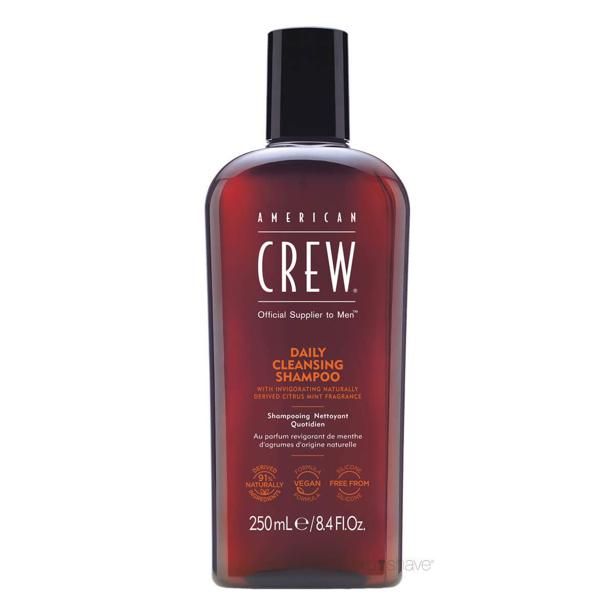 8: American Crew Daily Cleansing Shampoo, 250 ml.