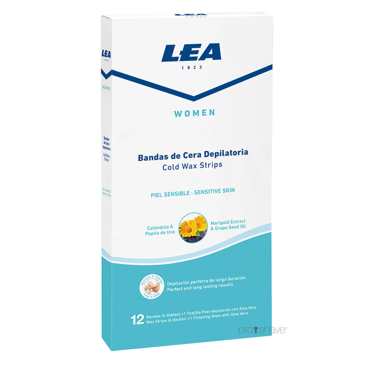 LEA Cold Wax Strips, Sensitive Skin