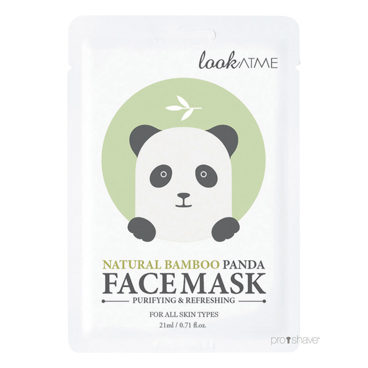 Look at me Face Mask, Panda, Natural Bamboo