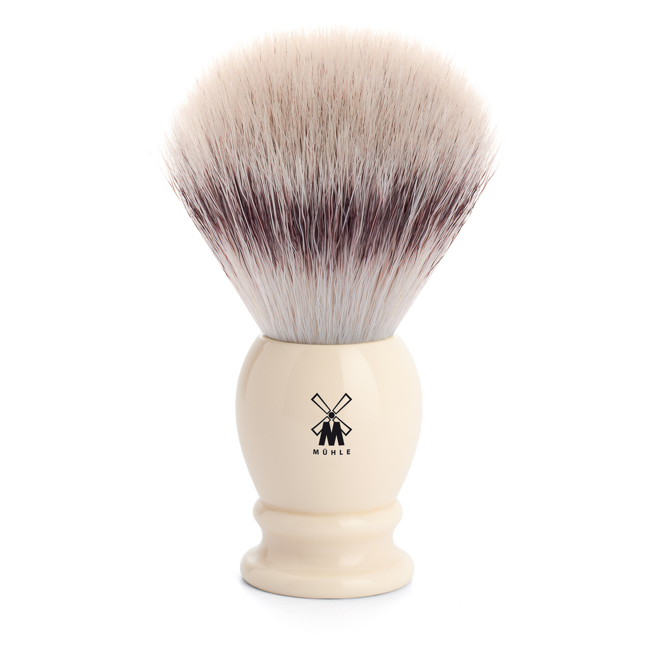 Billede af Mühle Silvertip Fibre ® Barberkost, 25 mm, Classic, Hvid Kunstharpiks