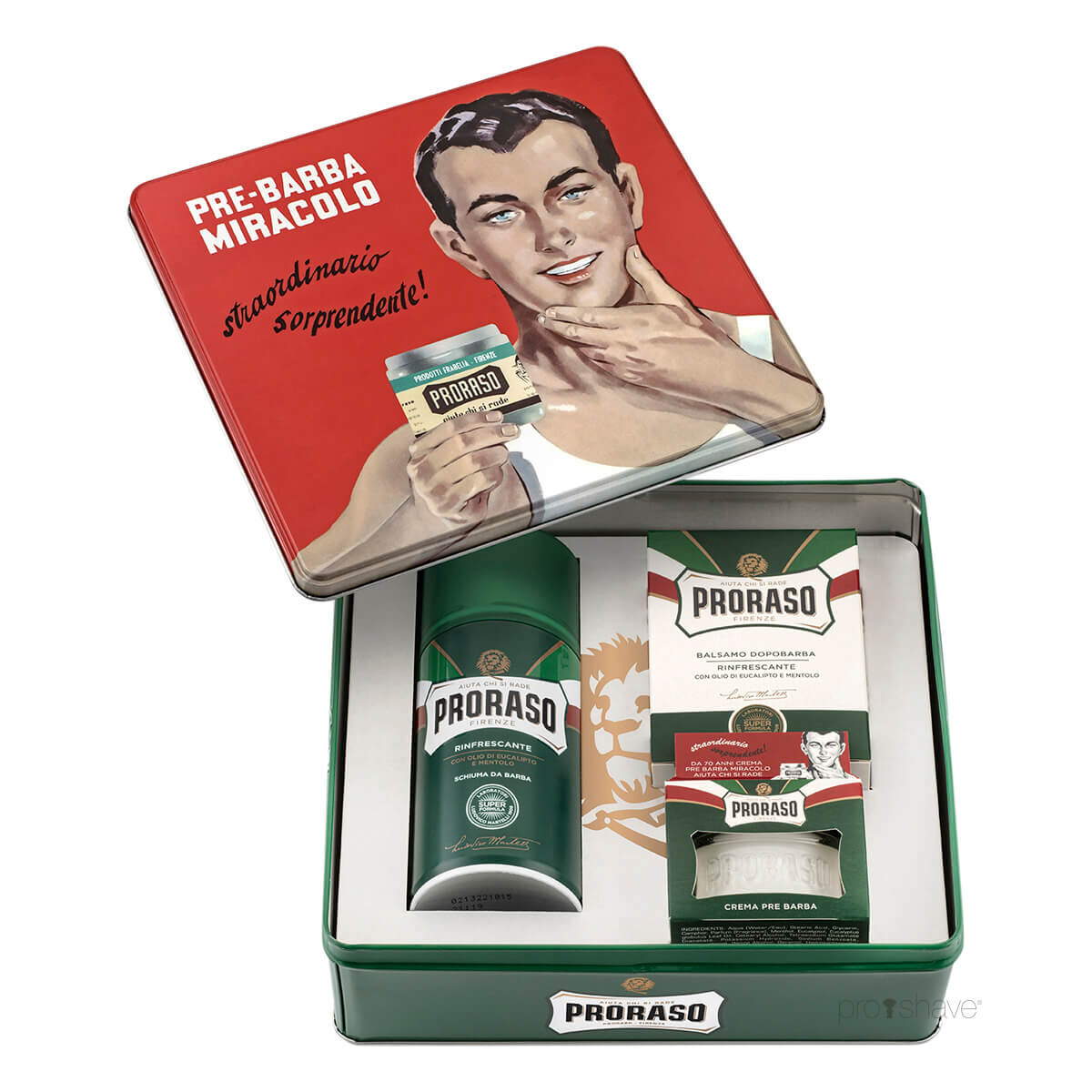 Billede af Proraso Gaveæske, Vintage Selection Gino Foam, Refresh