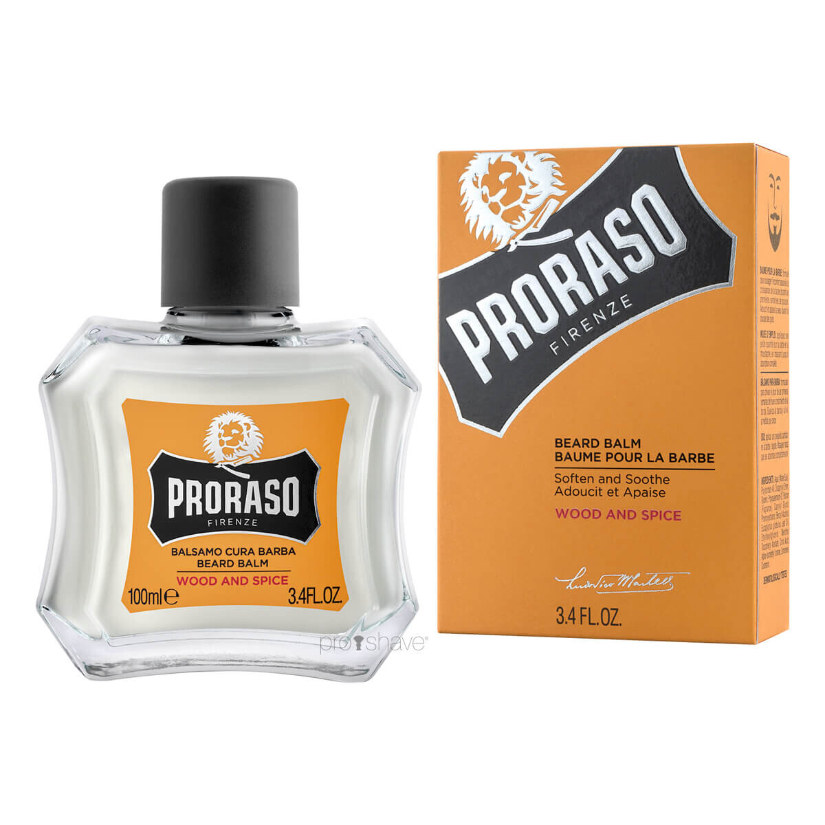 Billede af Proraso Skægbalm, Wood & Spice, 100 ml.