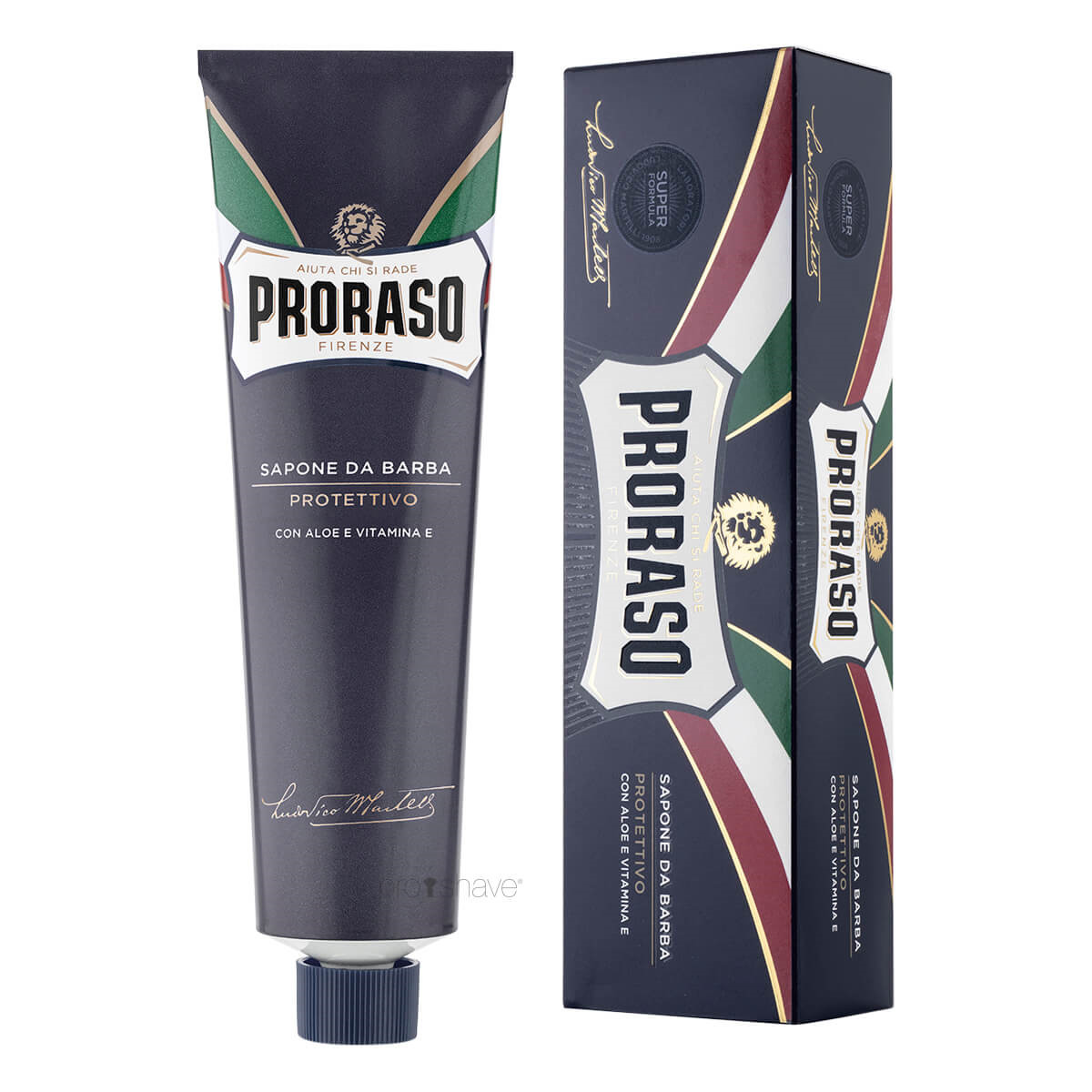 Proraso Barbercreme - Protect, Aloe & E-vitamin, 150 ml.