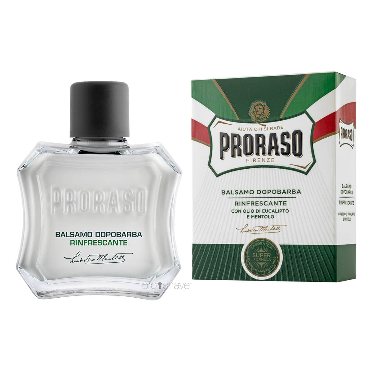 Se Proraso Aftershave Balm - Refresh, Eucalyptus & Menthol, 100 ml. hos Proshave