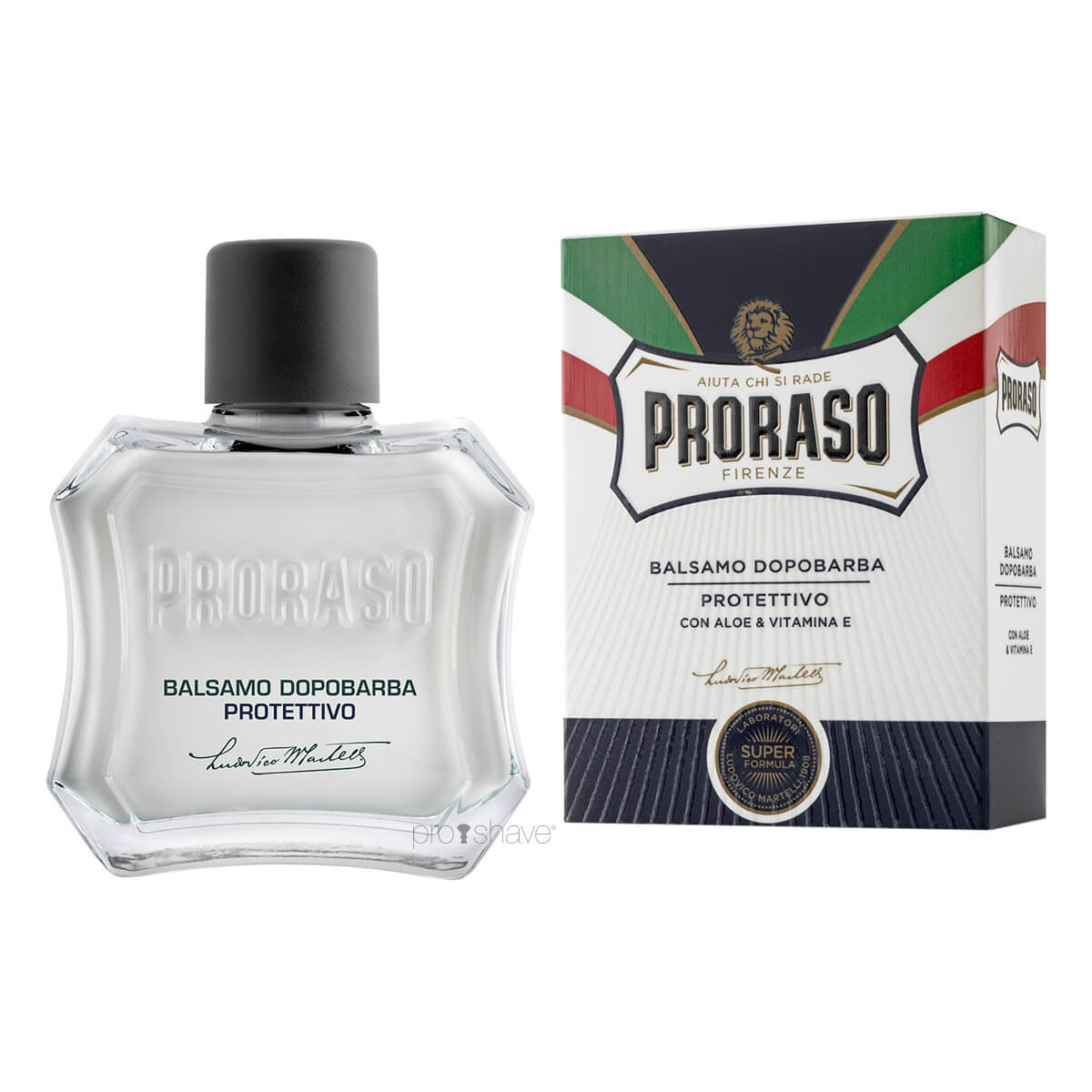 Proraso Aftershave Balm - Protect, Aloe & E-vitamin, 100 ml.