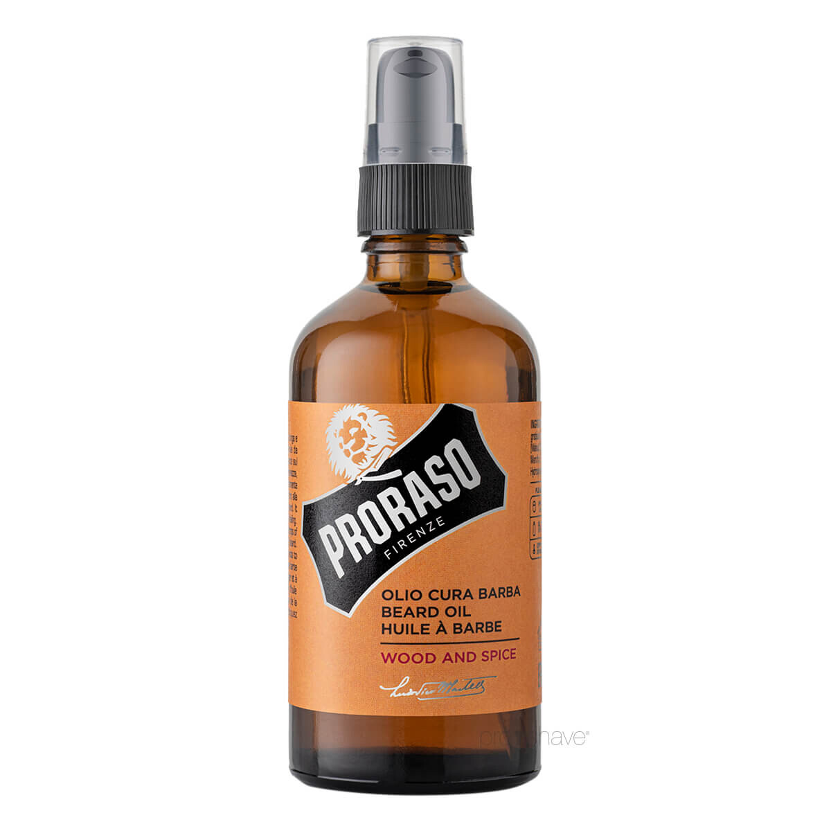 Billede af Proraso Skægolie, Wood & Spice, 100 ml. (Salon)