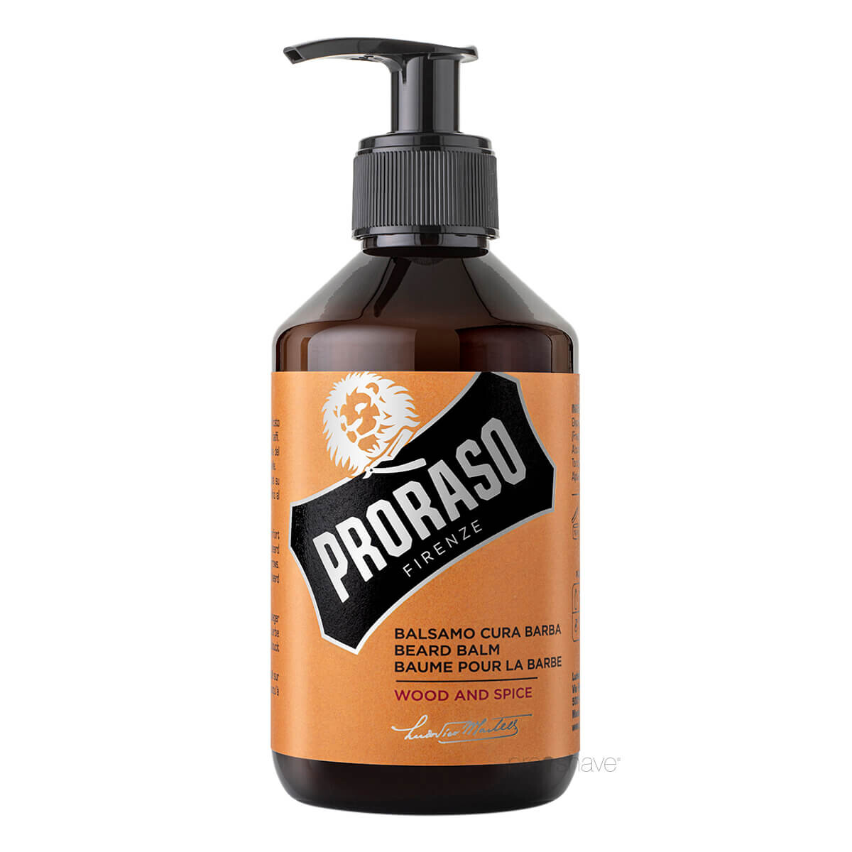 6: Proraso Skægbalm, Wood & Spice, 300 ml. (Salon)