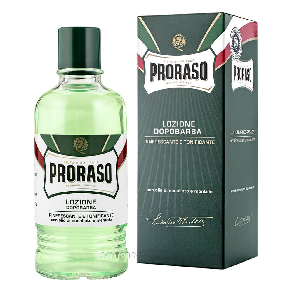 Proraso Aftershave Splash - Refresh, Eucalyptus & Menthol, 400 ml. (Salon)