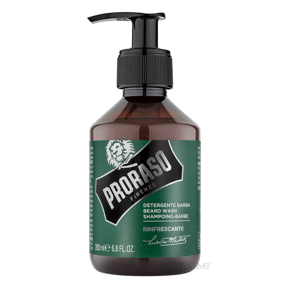 Se Proraso Skægshampoo, Refreshing (200 ml) hos Proshave