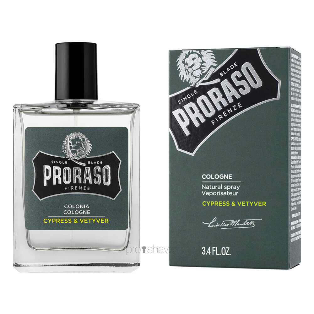 Se Proraso Cologne Cypress & Vetiver (100 ml) hos Proshave