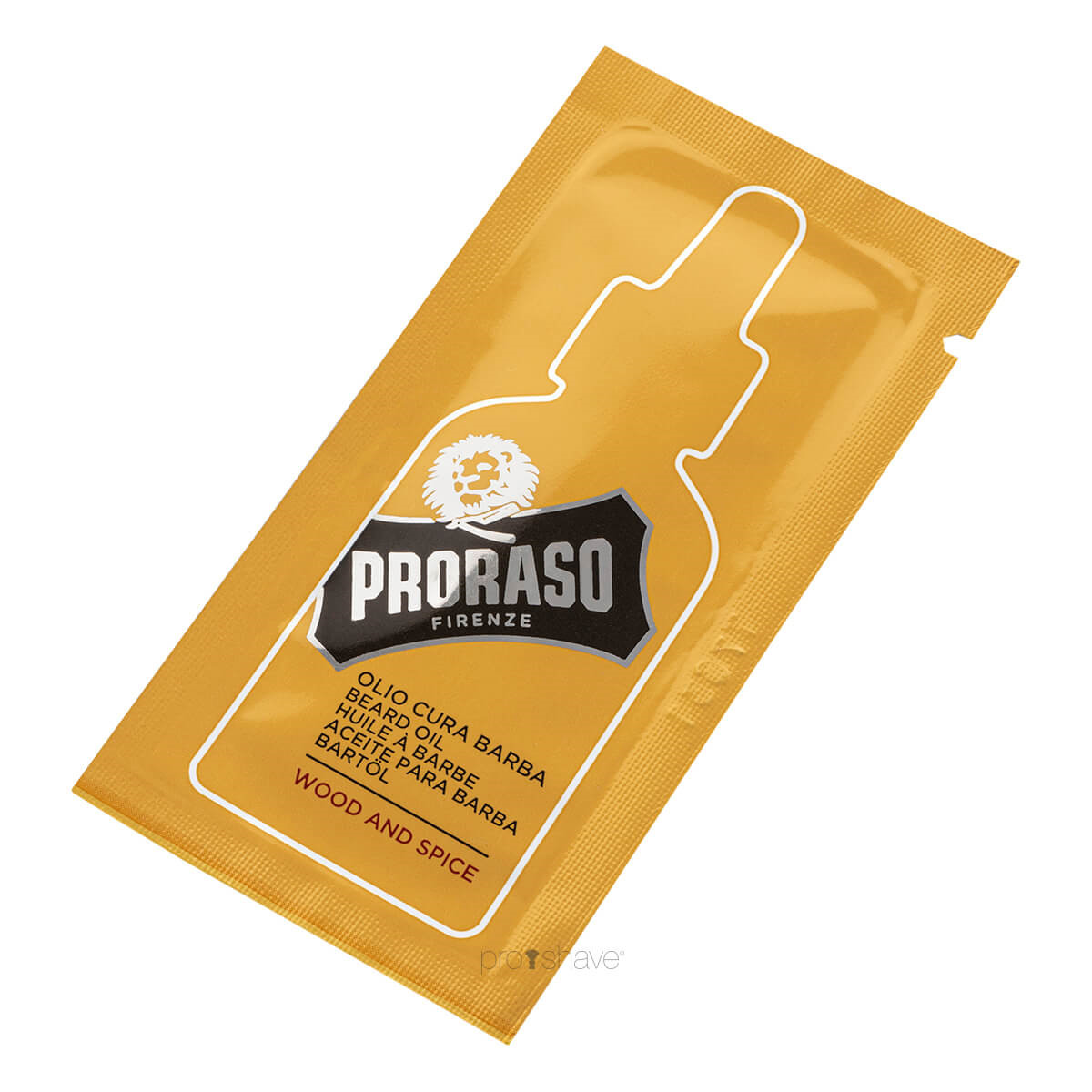 5: Proraso Skægolie, Wood & Spice, Sample, 3 ml.