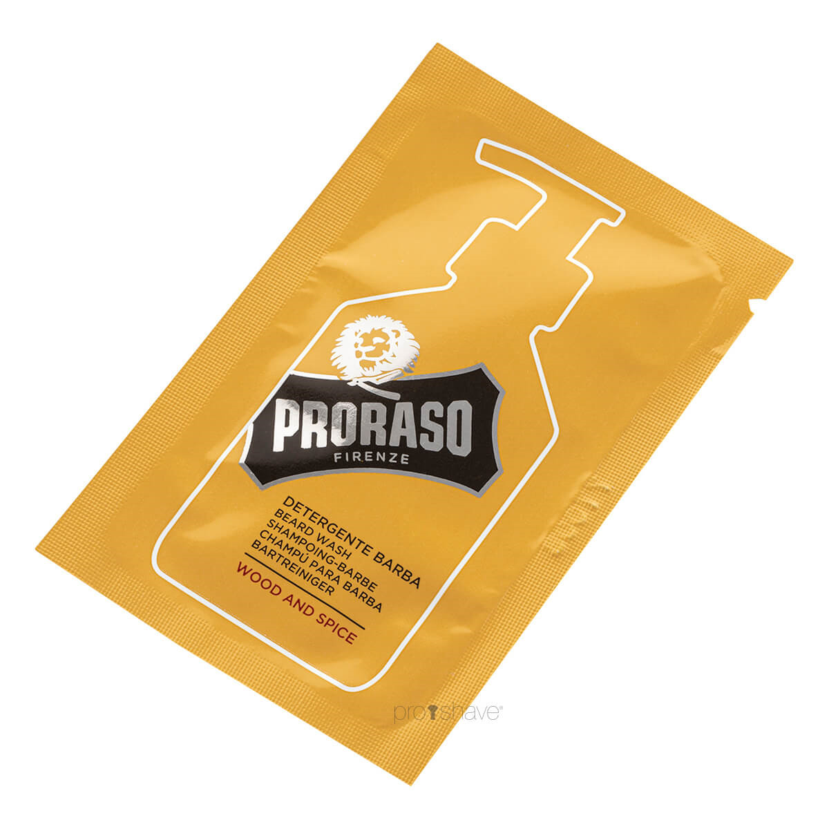 5: Proraso Skægshampoo, Wood & Spice, Sample, 4 ml.