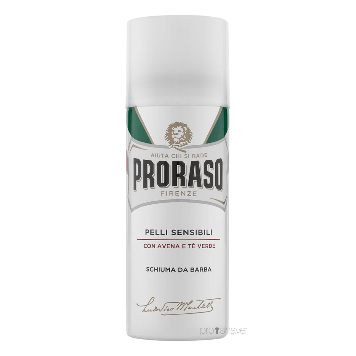 6: Proraso Barberskum - Sensitive, Grøn Te & Havre, 50 ml.