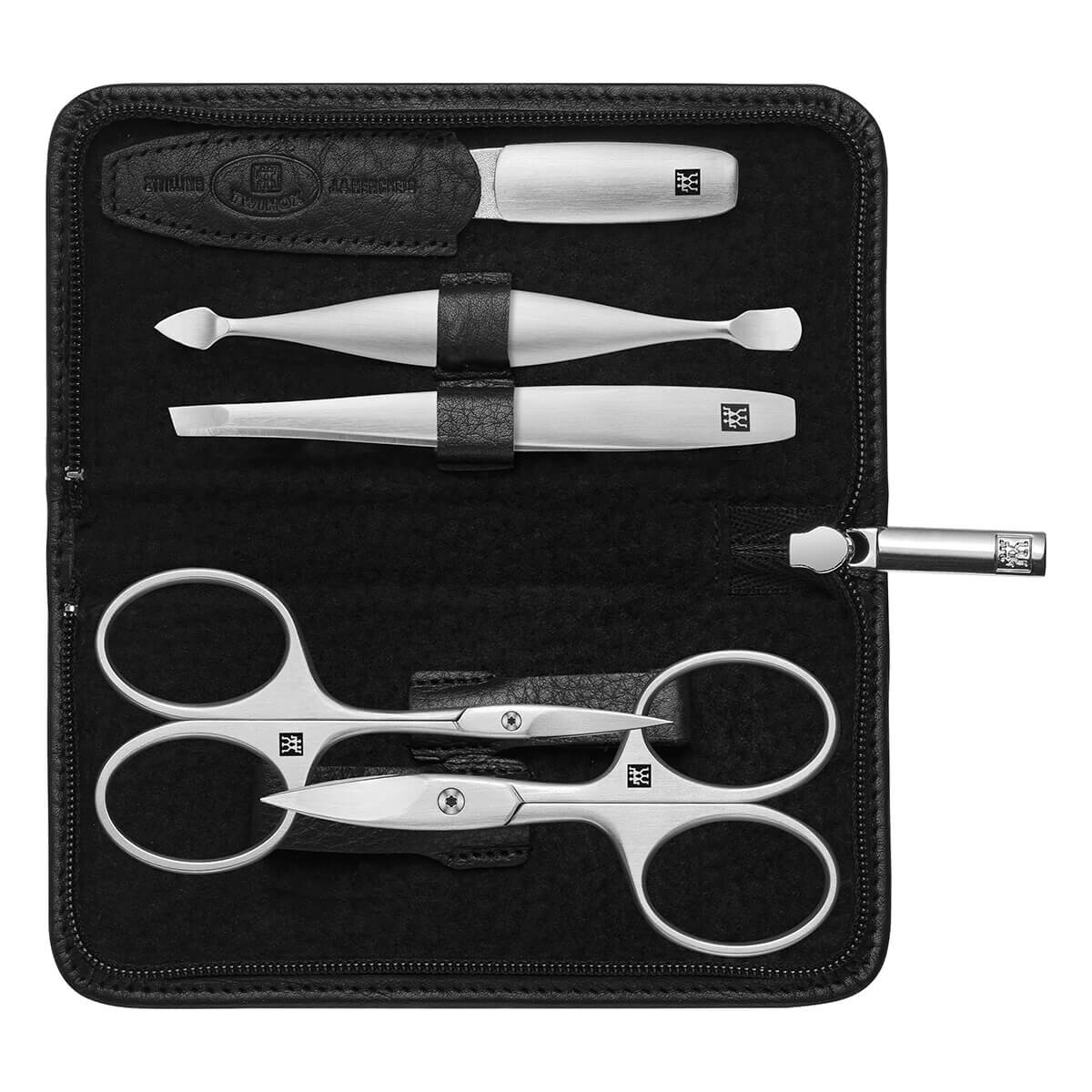 Zwilling Manicuresæt 5 Dele Sort Læder