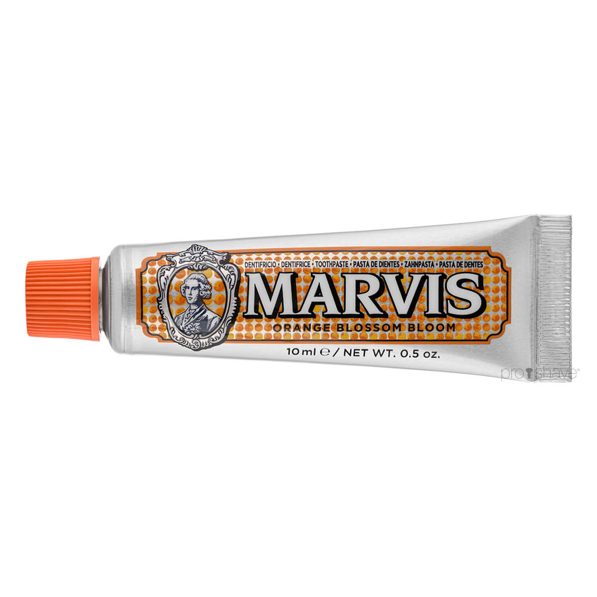 Marvis Orange Blossom Tandpasta, Rejsestørrelse, 10 ml.